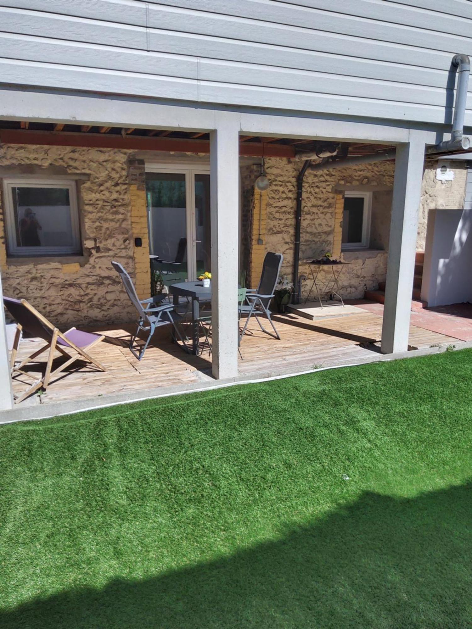 شقة Meuble Avec Cour Sotteville-lès-Rouen الغرفة الصورة